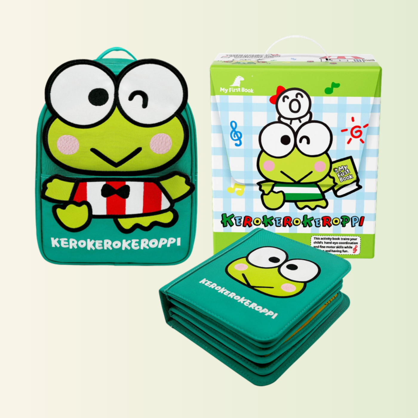 My First Book Keroppi + Set con zainetto