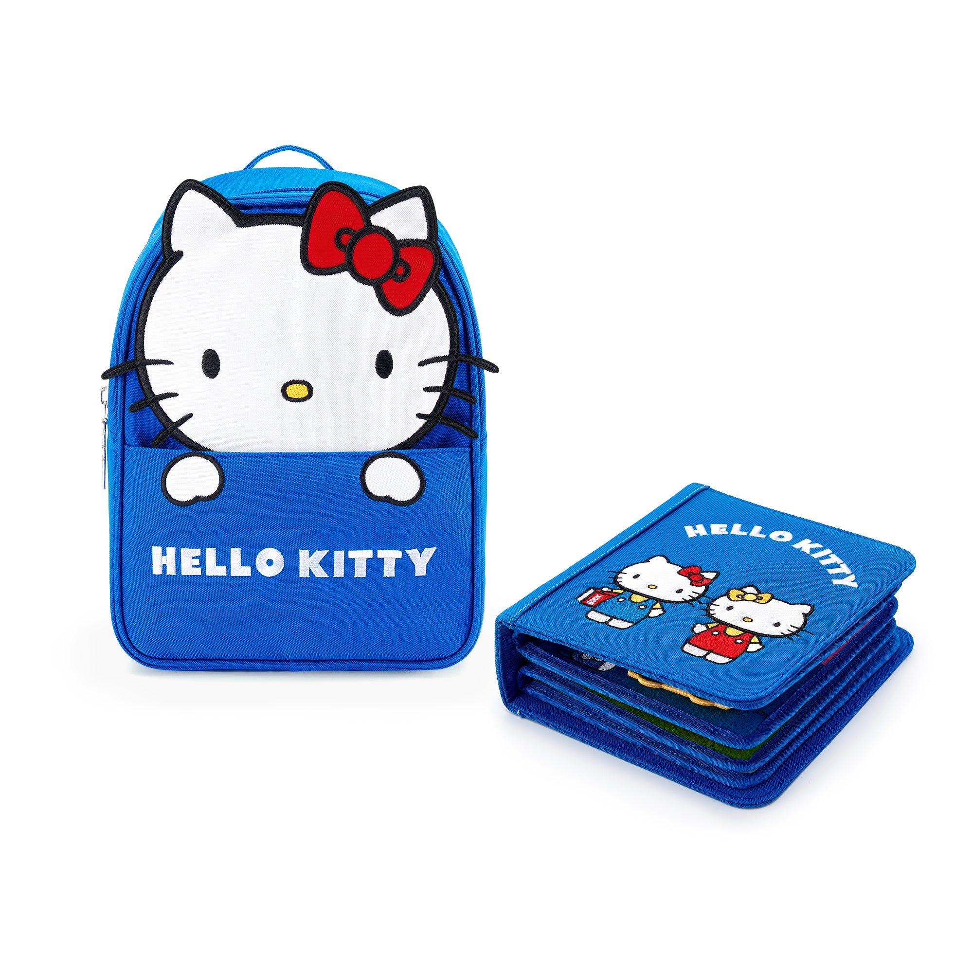 Hello Kitty Montessori Quiet Book mit passendem Rucksack – Stoffbuch für Kleinkinder ab 1 Jahr