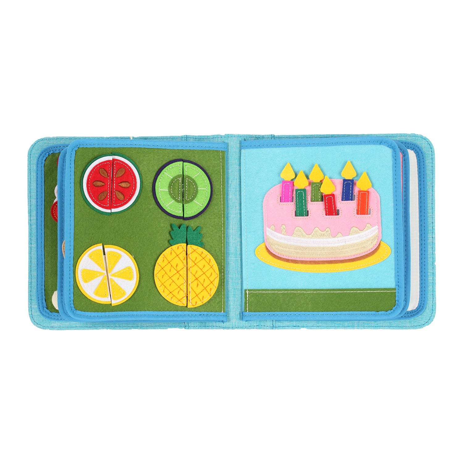 Quiet Book Food con zaino (rosa)