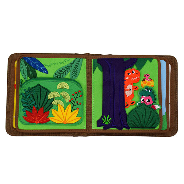 Quiet Book T-Rex con zaino incluso