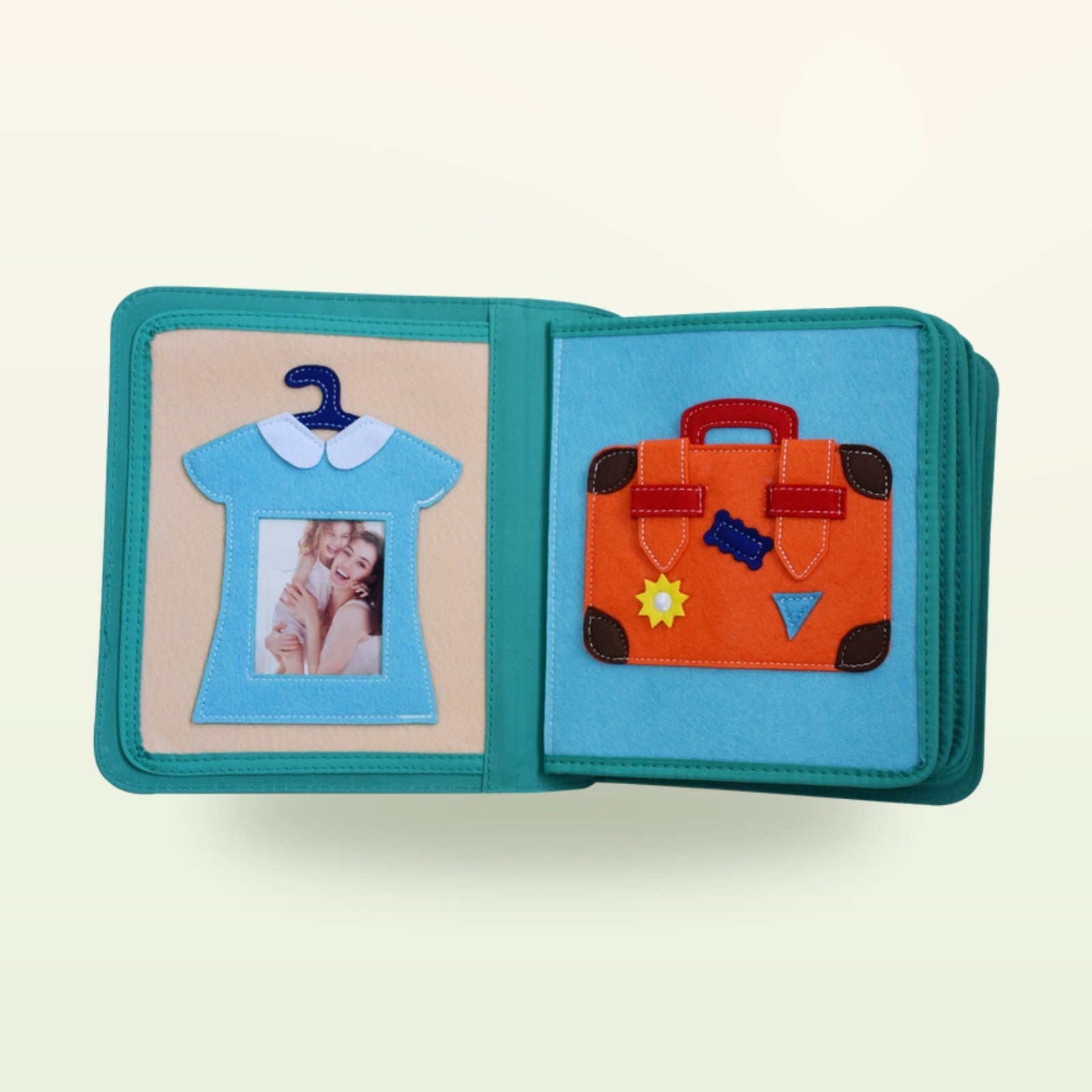 My First Book Guardaroba (verde) + Set con zainetto