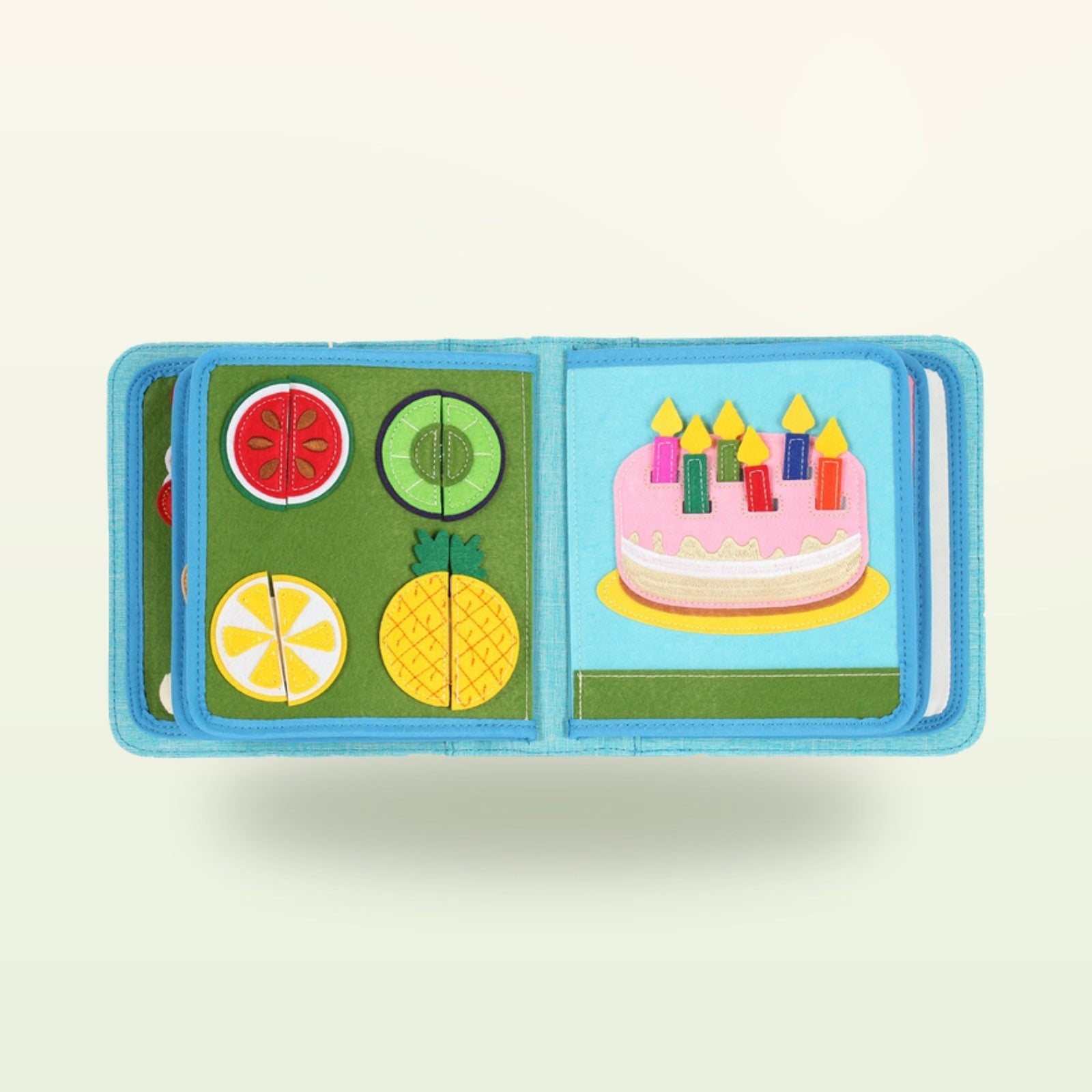 My First Book Little Foodies (Pink) + Backpack Set