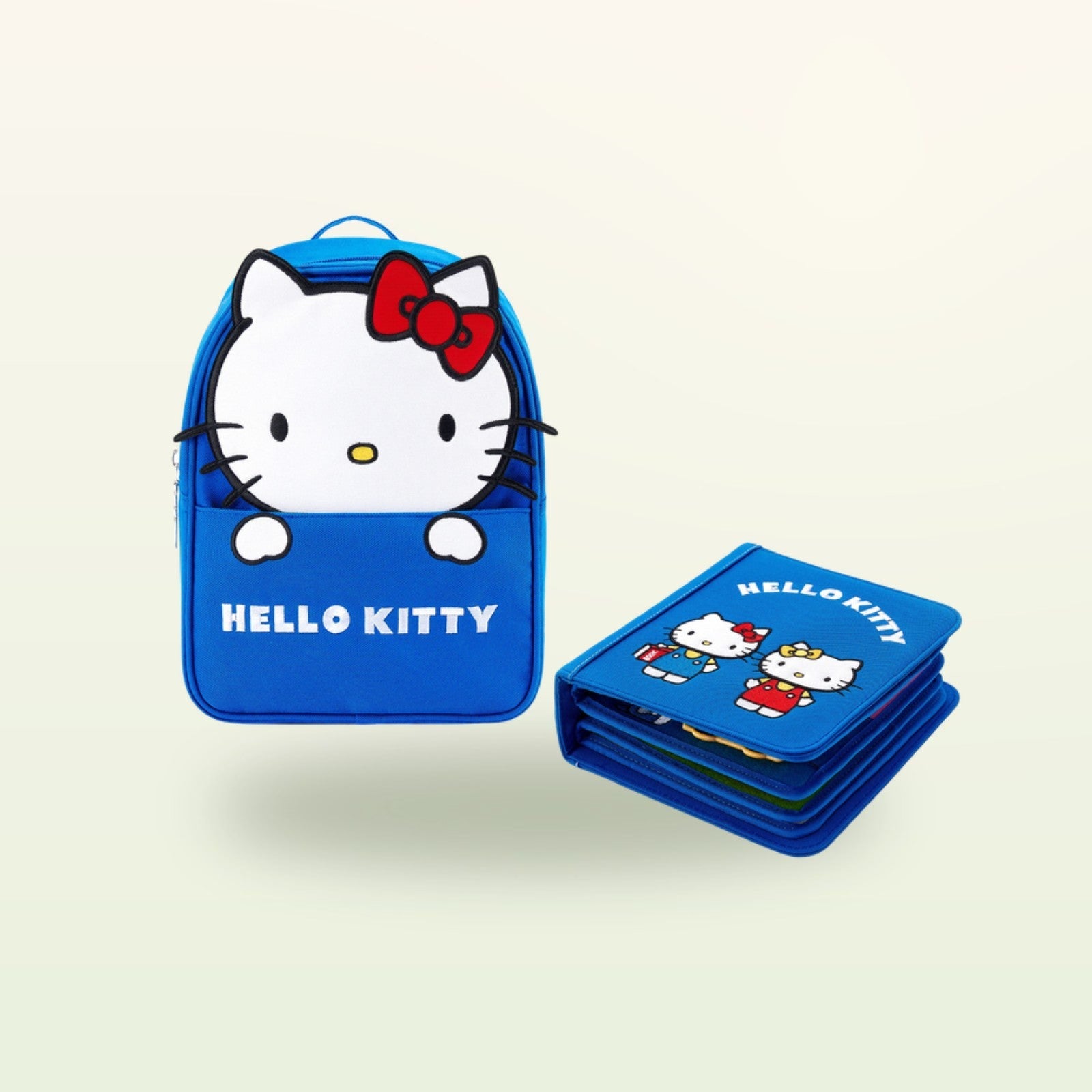 My First Book Hello Kitty (blau) Quiet Book mit Rucksack Set