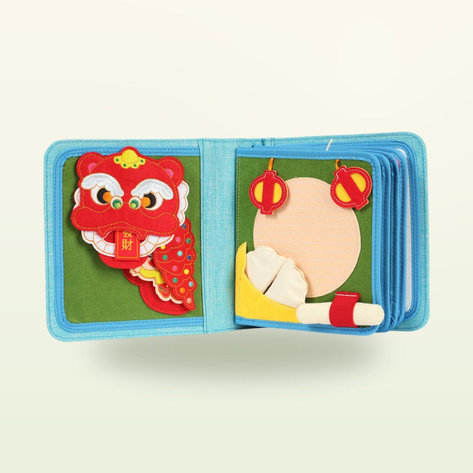 My First Book Little Foodies (Light Blue) + Backpack Set