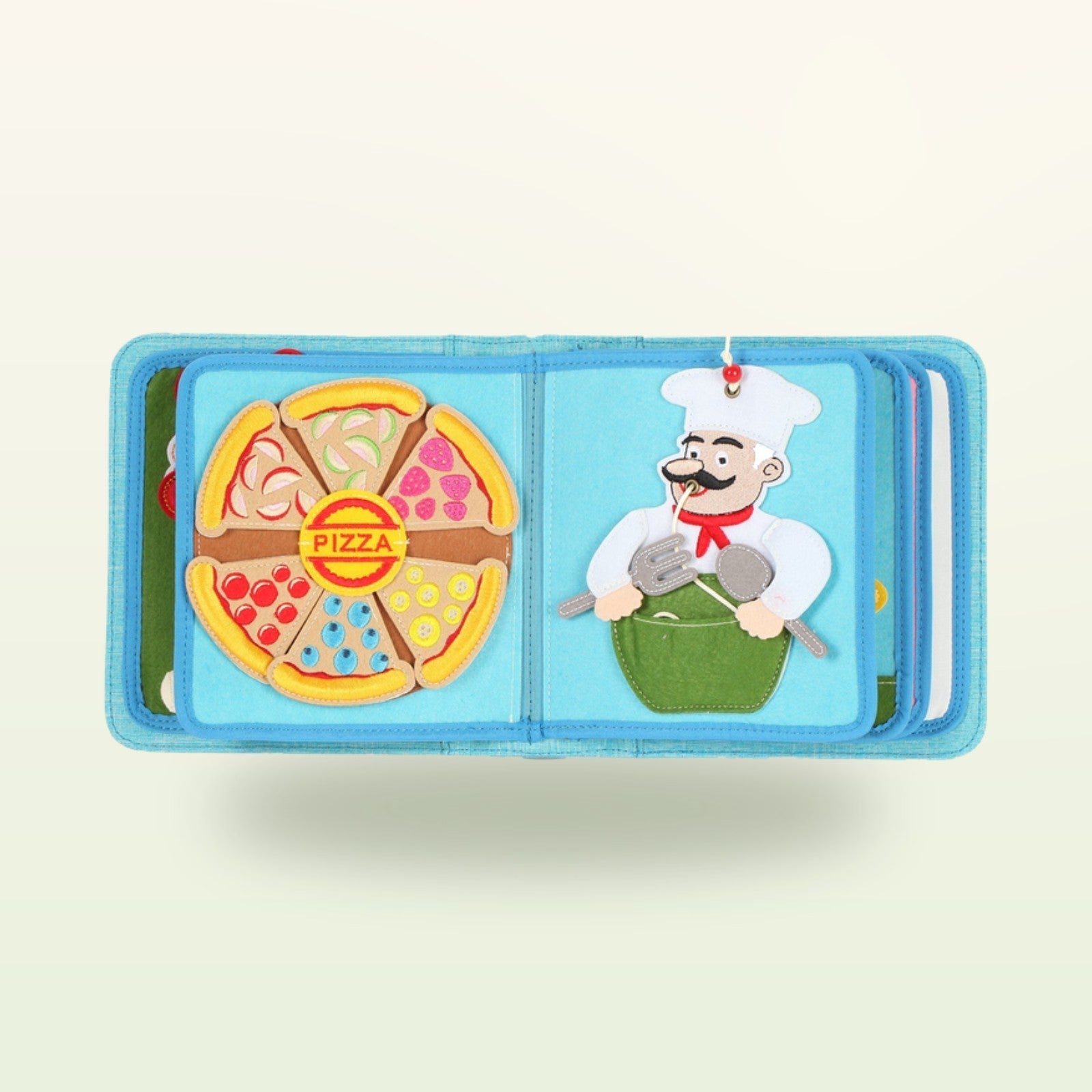 My First Book Little Foodies (Pink) + Backpack Set