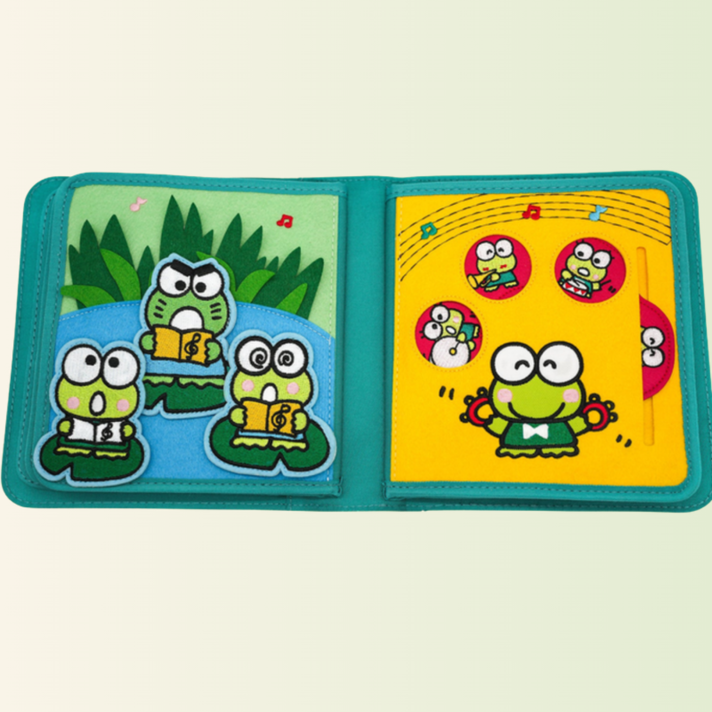 My First Book Keroppi + Backpack Set