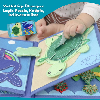 Quiet Book sott'acqua con zaino incluso