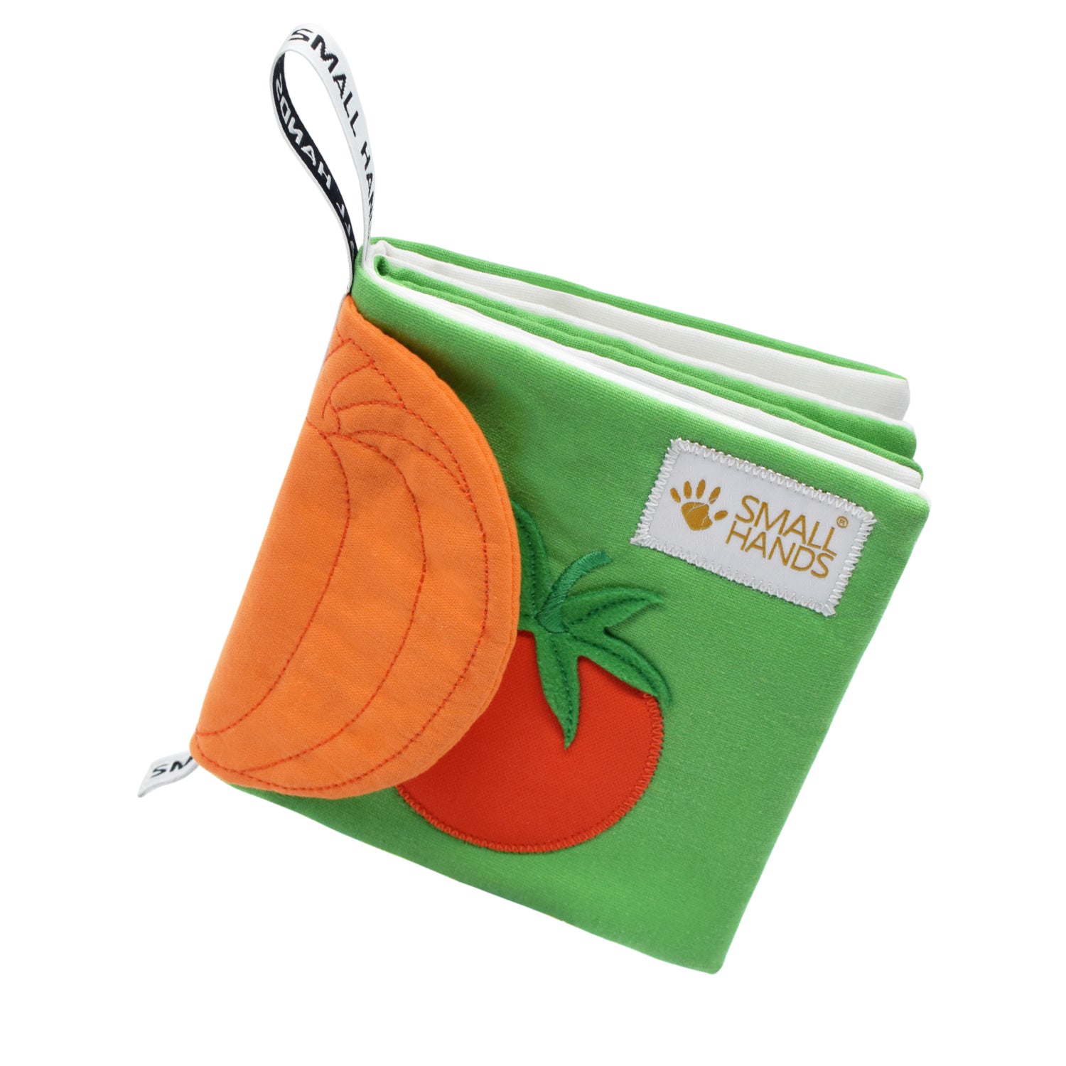 Libro tattile 0-12 mesi - Verdure con le mani piccole