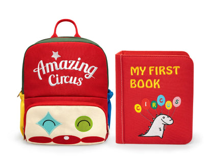 Quiet Book Amazon Circus con zaino incluso