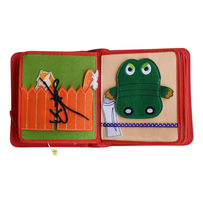 Quiet Book Amazon Circus con zaino incluso