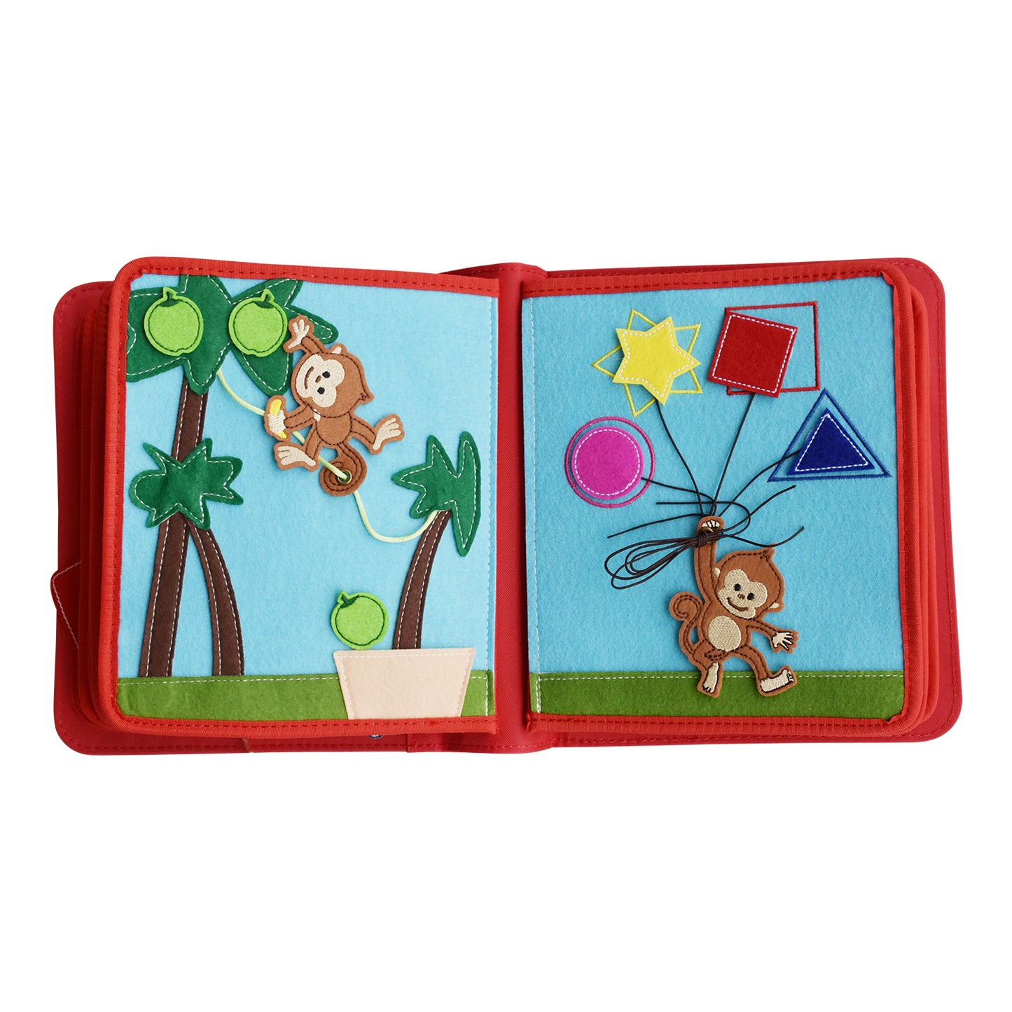 Quiet Book Amazon Circus con zaino incluso