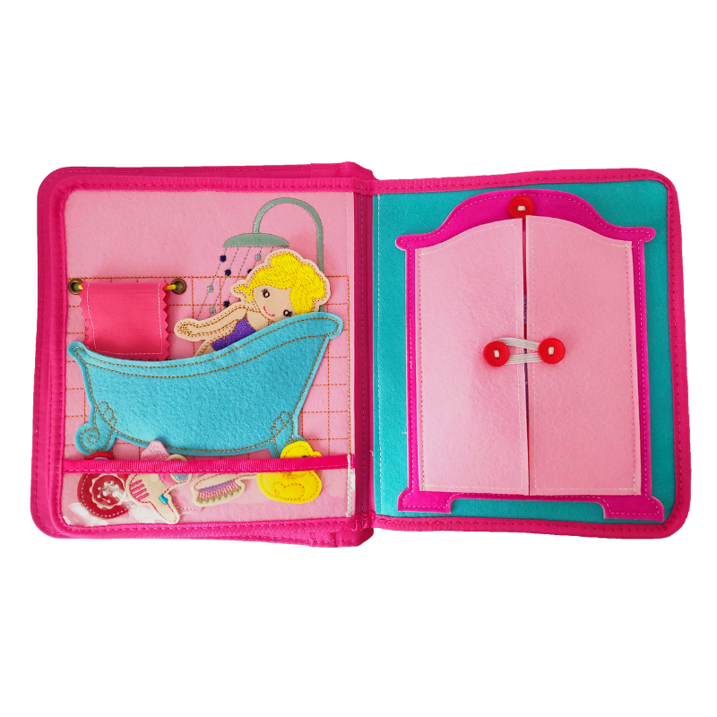 Quiet Book Princess con zaino incluso