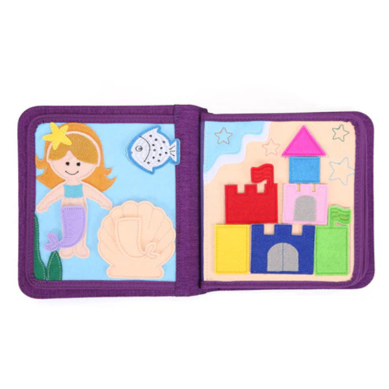 Quiet Book Fairy Tale con zaino incluso