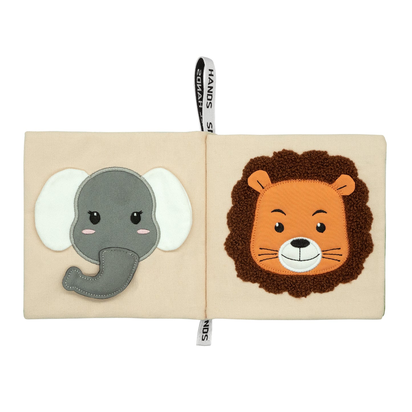 Libro tattile 0-12 mesi - Animali dell'Africa con le piccole mani