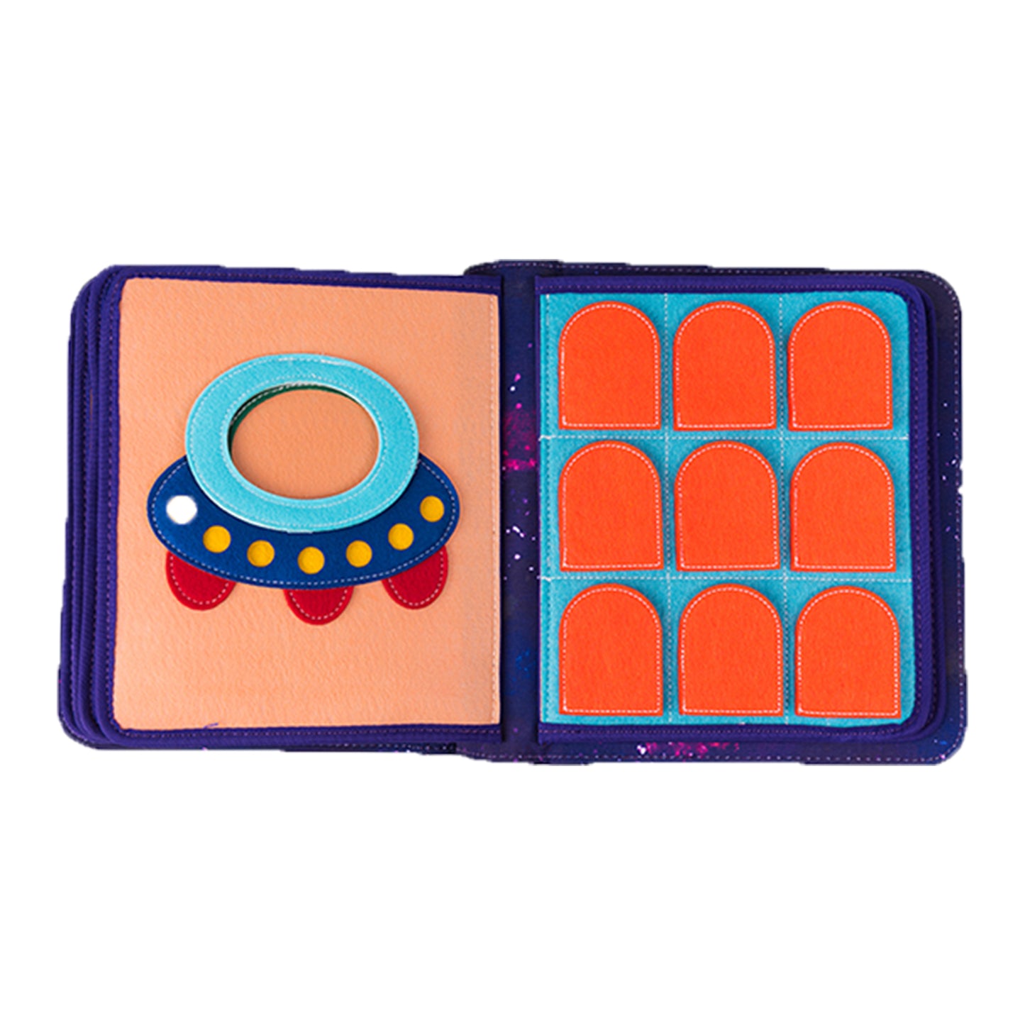 Quiet Book Space con zaino incluso