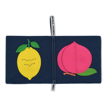 Libro tattile 0-12 mesi - Piccole mani Frutti colorati