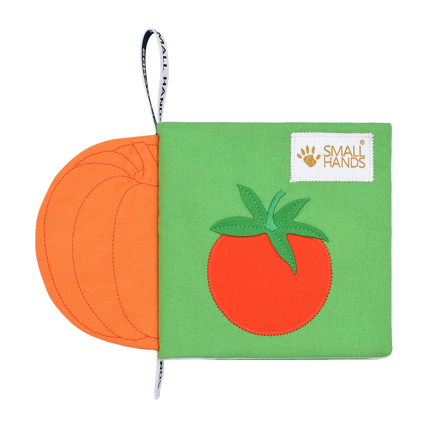 Schönes Montessori Spielbuch mit schönen Farben und hochwertigen Materialien und feinen Details.