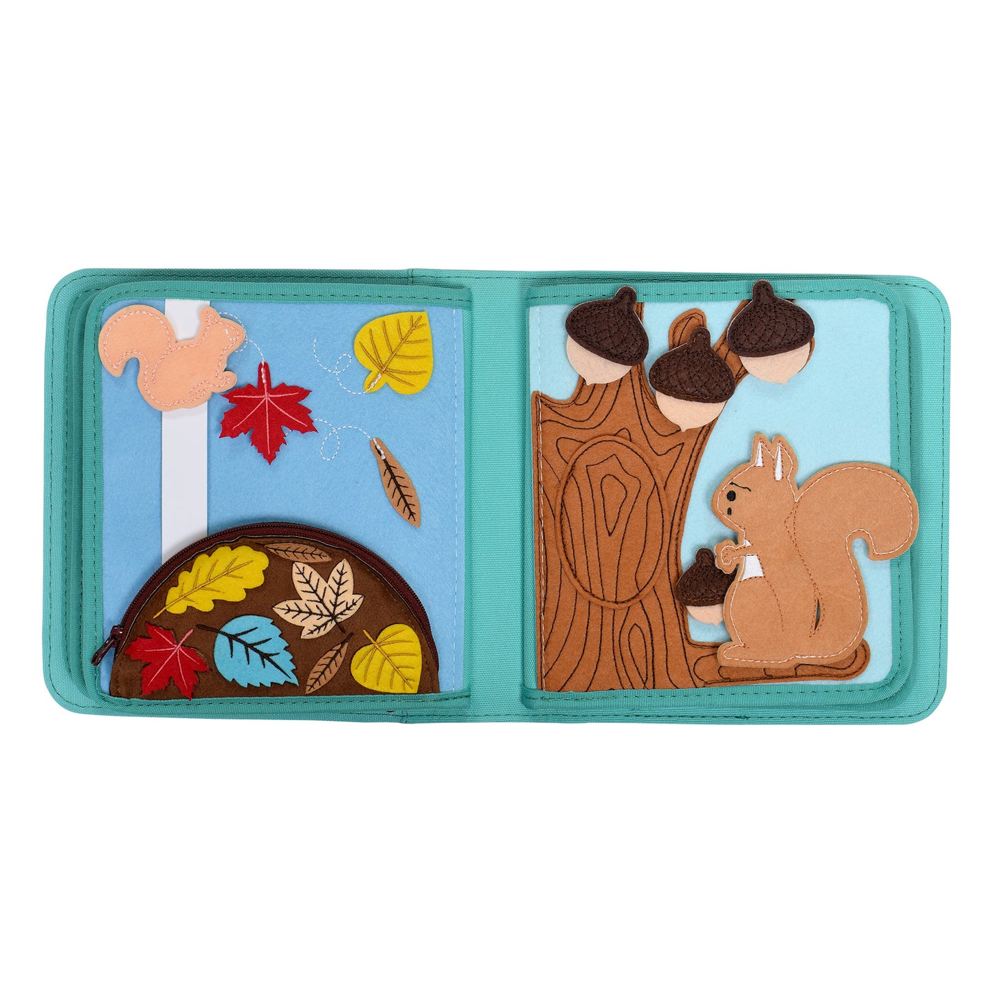 Eichhörnchen zum interaktiven spielen im My First Book Nordic Forest Buch