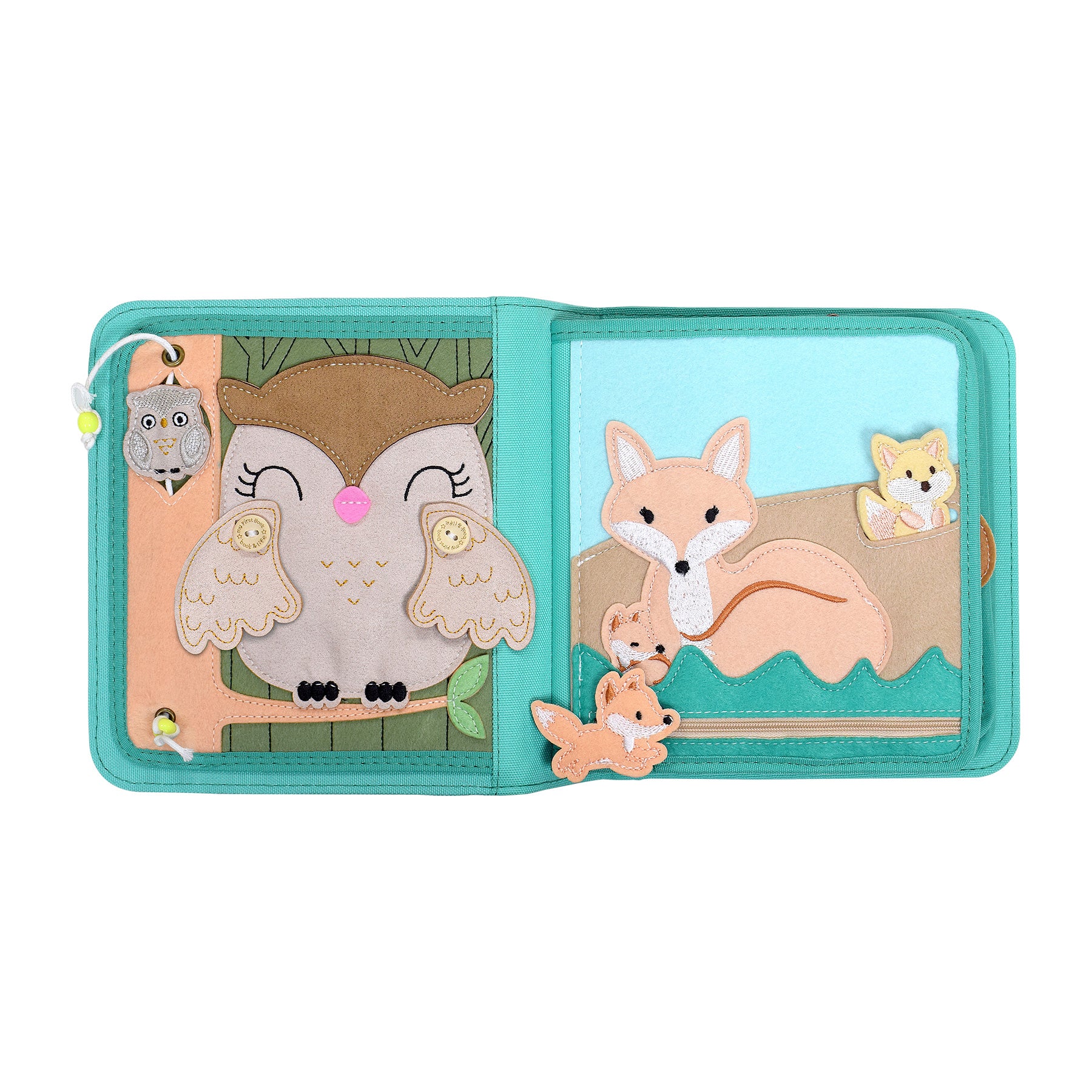 Zwei Detailseiten My First Book Nordic Forest