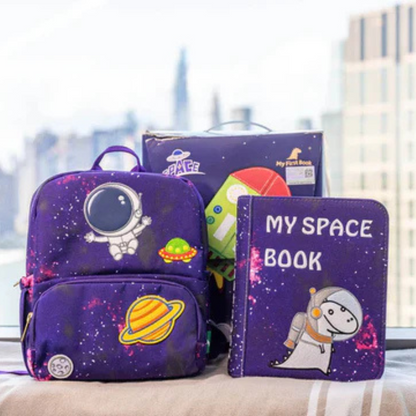 Quiet Book Space con zaino incluso