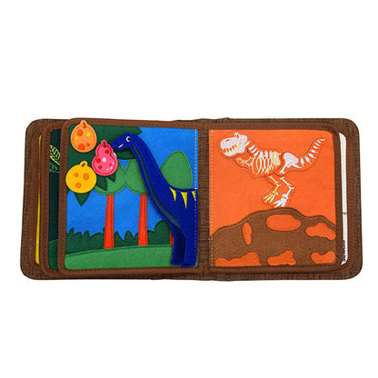 Quiet Book T-Rex con zaino incluso