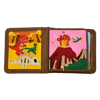 Quiet Book T-Rex con zaino incluso